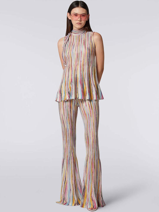 Missoni Γυναικείο Παντελόνι Trousers-Space-Dyed Flexage In Viscose DS23SI02-BK020G