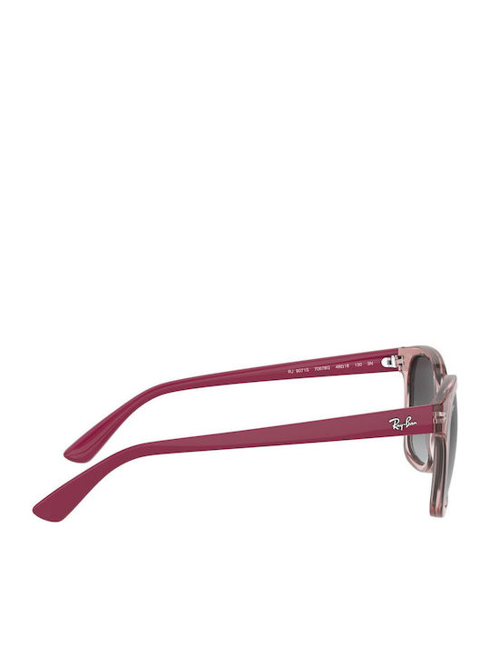 Ray Ban Ochelari De Soare Pătrați Pentru Copii Roz