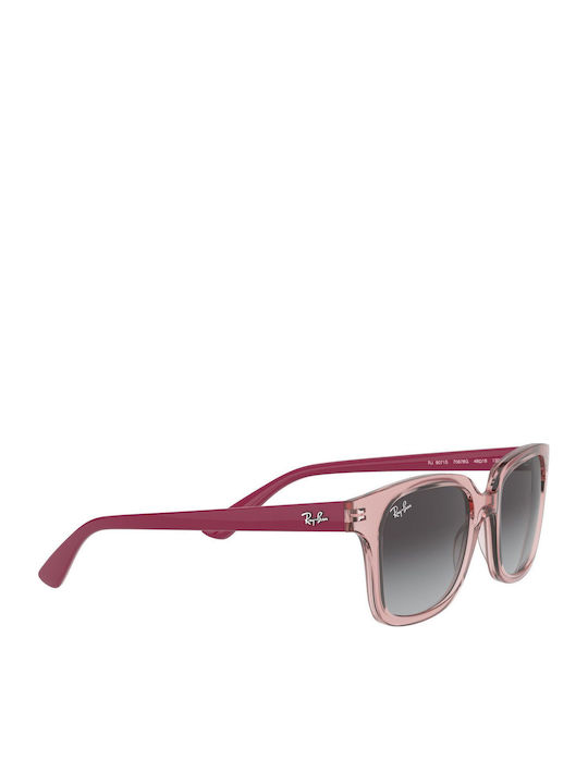 Ray Ban Ochelari De Soare Pătrați Pentru Copii Roz
