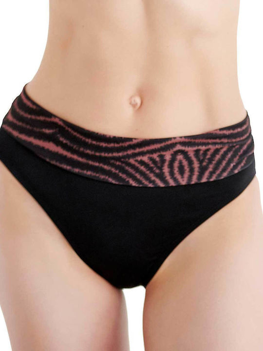 Bikini Slip High Waist Black