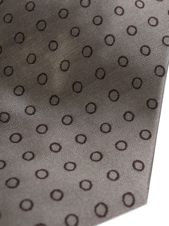 ARMANI COLLEZIONI TIE 9,5CM POLKA DOT GREY