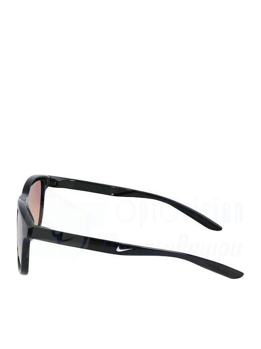 Nike Rebelry Men's Sunglasses with Black Plastic Frame and Pink Gradient Lens DV6956-010