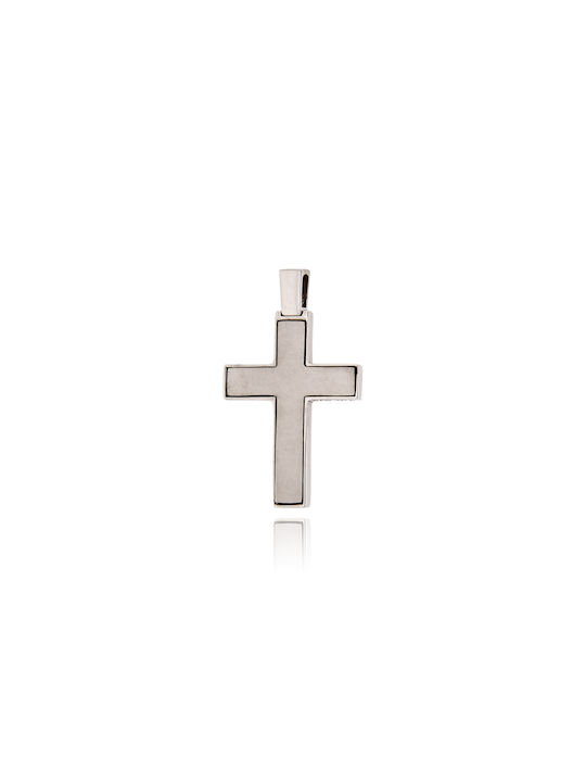 Christening Cross for Boy Val΄Oro in White Gold K14 041038