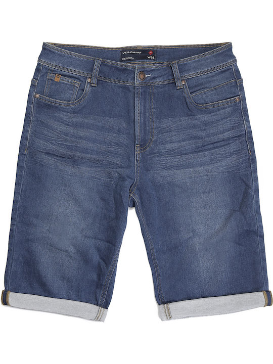 Volcano D-MAX Herren Denim Shorts - Blau Denim