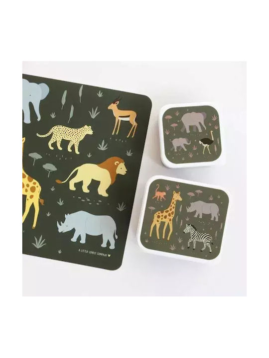 A Little Lovely Company Plastic Placemat Multicolour 43x34cm
