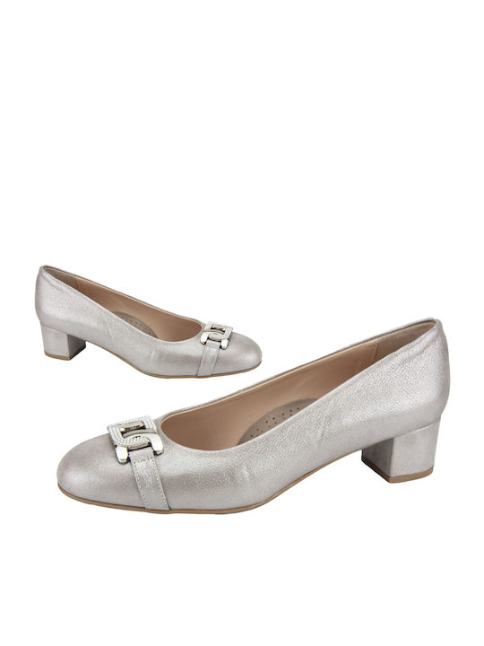 Pumps Relax-Anatomic Leather Heel 40014-90 Available Options VISON (PLATINA)