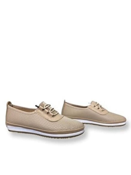 WOMEN'S MOCCASINS, CODE: 4640-BEIGE