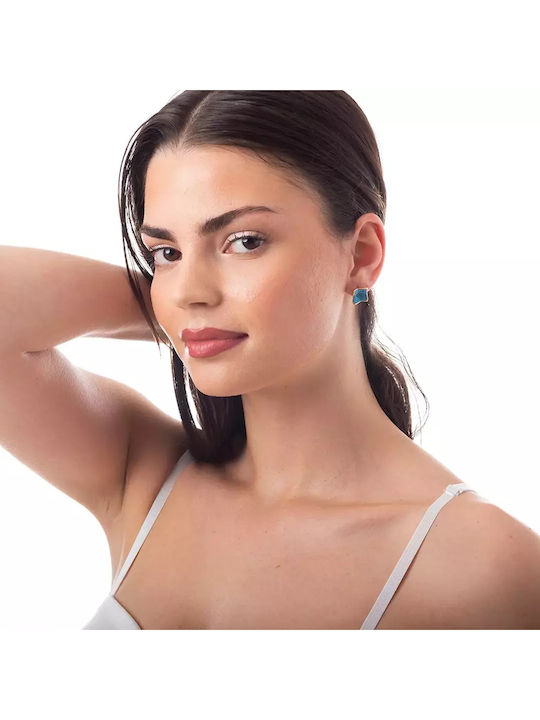 Oxzen Earrings made of Silver Gold Plated