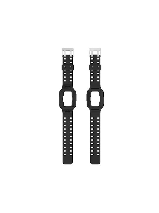 Για Xiaomi Redmi Watch 2 Lite/Watch Lite 2/Watch Lite/Redmi Watch 2/Redmi Watch Silicone Integrated Watch Band (Μαύρο)