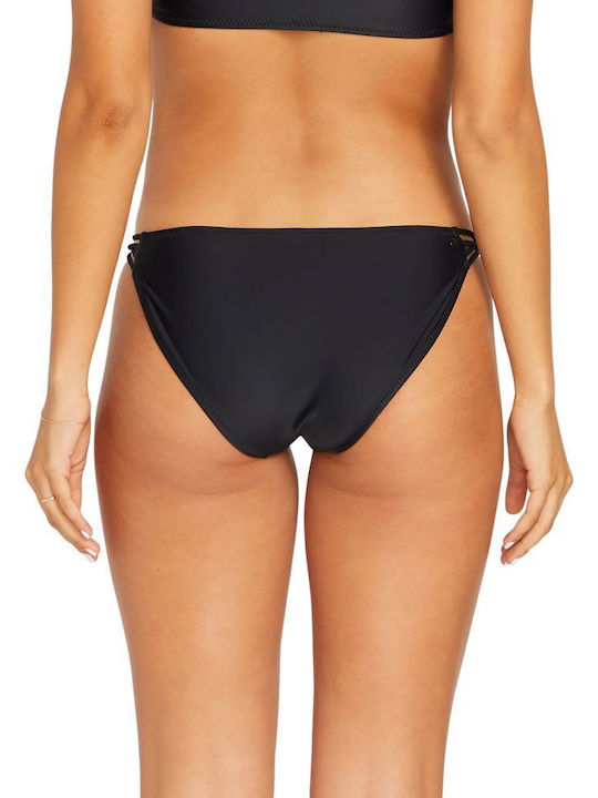 Volcom Simply Solid Bikini Slip Μαύρο