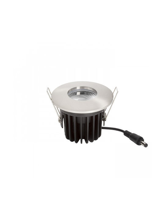 Rendl Light Studio Waterproof Outdoor Ceiling Spot with Integrated LED in Silver Color R11726