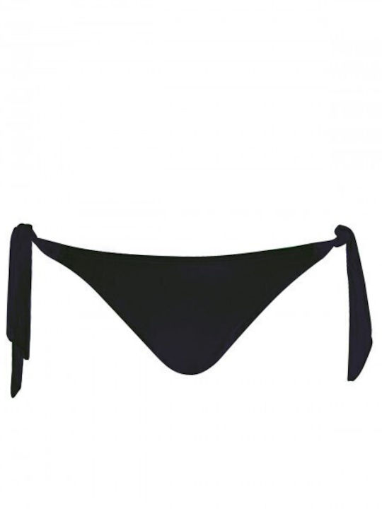 Bluepoint Bikini Slip with Laces Black