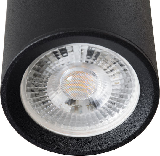 GloboStar Duct Single Spot with Socket GU10 in Black Color