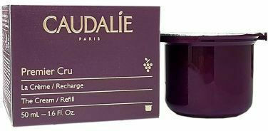 Caudalie Premier Cru The Cream Refill Cremă de Față 24h pentru Hidratare, Anti-îmbătrânire și Tonifiere cu Acid Hialuronic 50ml