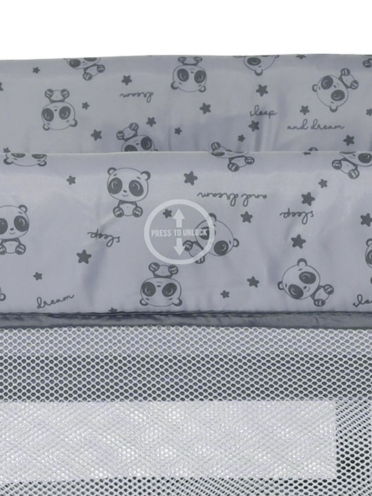 Lorelli Moonlight Playpen with Mattress Gray 126x70cm