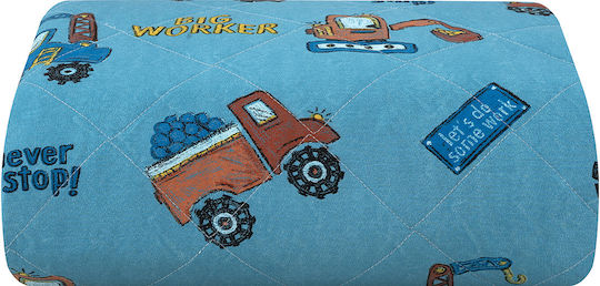 Beauty Home Σετ Μονά Factory Art 6216 Γαλάζιο 170x260cm Beauty Home Σετ Μονά Factory Art 6216 Γαλάζιο 170x260cm