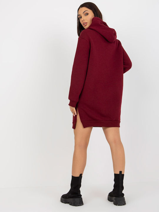 Fancy Women's Hooded Sweatshirt Red Wine