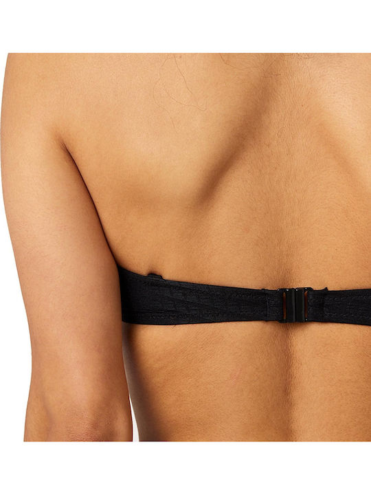 Strapless Bikini Top Μαύρο