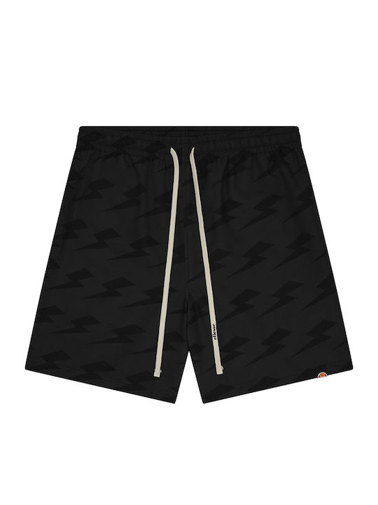 Azzuria Men's Swimwear Shorts Black with Patterns