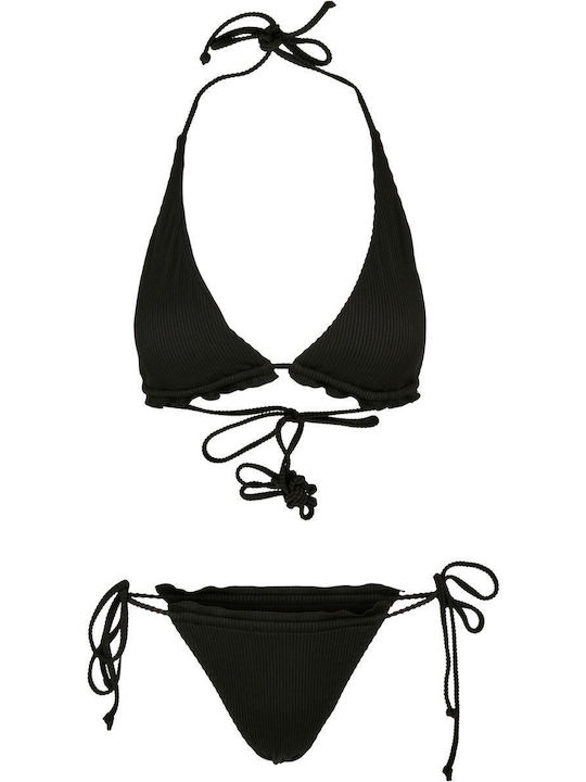 Set Bikini Τριγωνάκι & Brazil Μαύρο