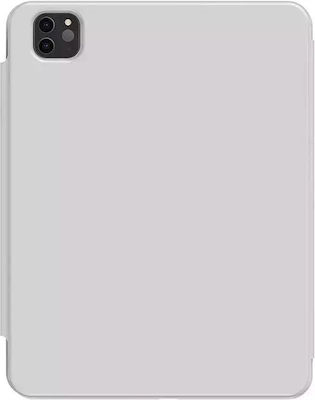 Baseus Minimalist Flip Cover Δερματίνης Light Gray (iPad Pro 12.9" / iPad Pro 2020 12.9" / iPad Pro 2022 12.9'')