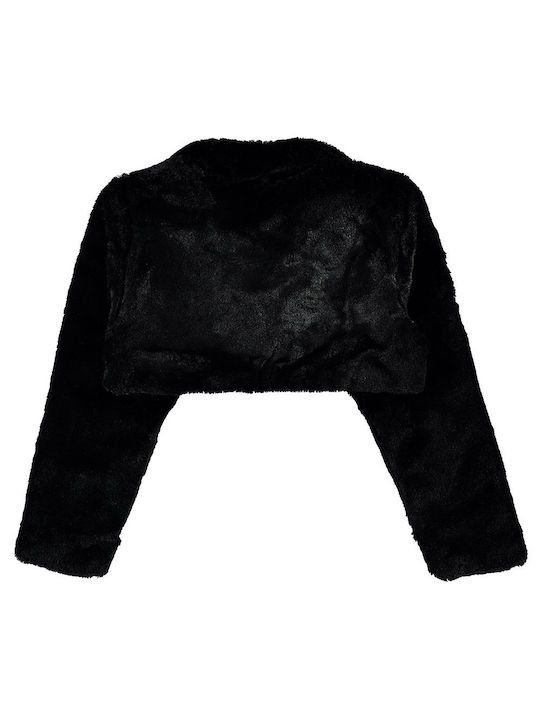 Kids' Bolero Furry Black for Girls