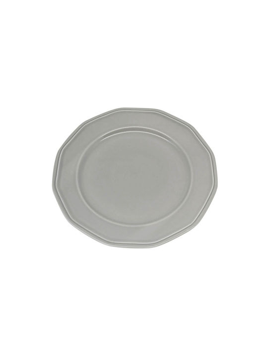 Ankor Premium Classic Plate Shallow made of Porcelain Gray with Diameter 27cm
