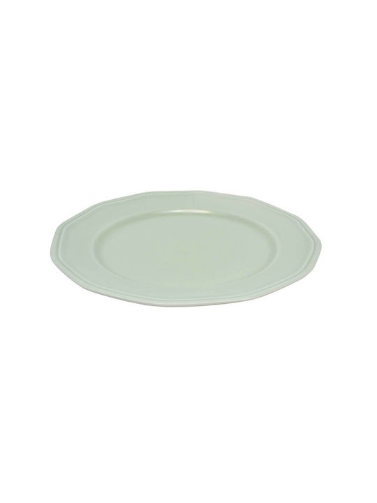 Ankor Premium Classic Plate Shallow made of Porcelain Green with Diameter 27cm