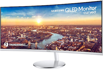 Samsung C34J791WTP Ultrawide VA Curbat Monitor 34" QHD 3440x1440 cu Timp de Răspuns 4ms GTG