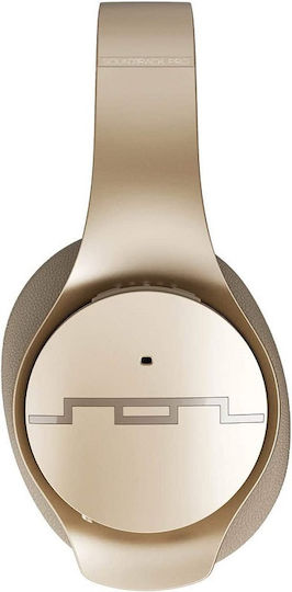 SOL Republic Soundtrack Pro Fără fir Bluetooth Over Ear Căști cu 32 ore de Funcționare și Încărcare Rapidă Champagne