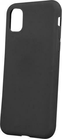 Senso Soft Touch Umschlag Rückseite Silikon Schwarz (Galaxy A20s)