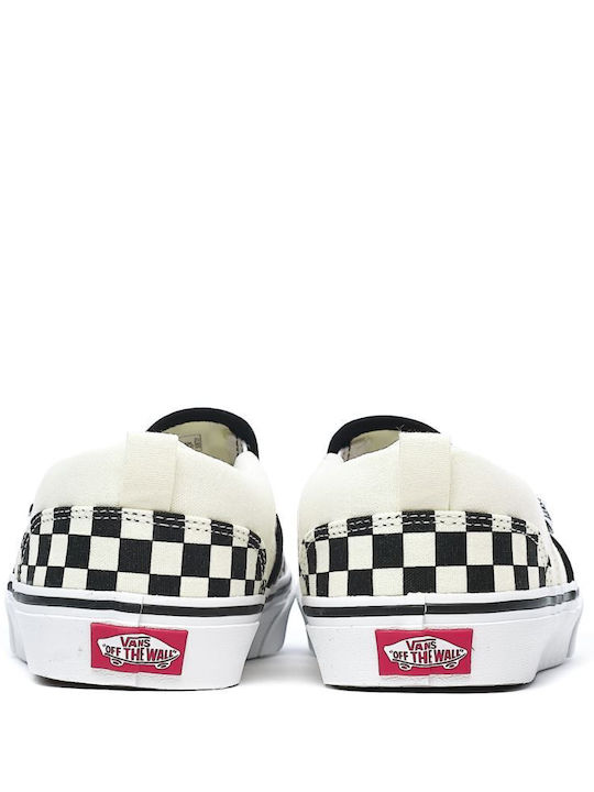 Asher Checkers Γυναικεία Slip-On Λευκά