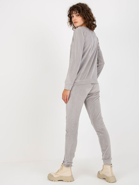 Relevance Damen-Sweatpants-Set Gray