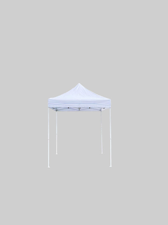 Epiplo-Fos Πτυσσόμενο Κιόσκι Κήπου Λευκό 2x2m