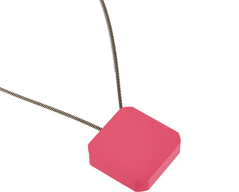 Zogometal Tie-Back Magnetic made of Metal Fuchsia with Diza 1pcs
