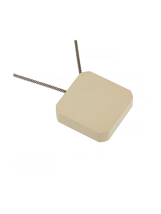 Zogometal Tie-Back Magnetic made of Metal Ivor with Diza 1pcs