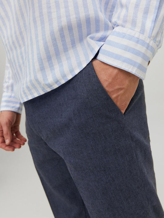 Trousers in Slim Fit Blue