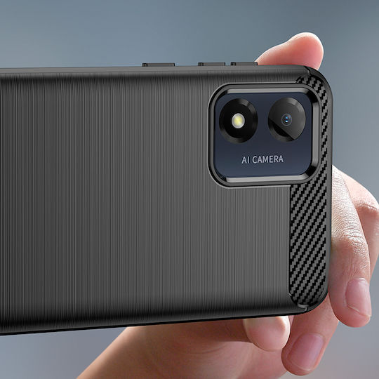 Motorola Back Cover Σιλικόνης Μαύρο (Motorola Moto E13)