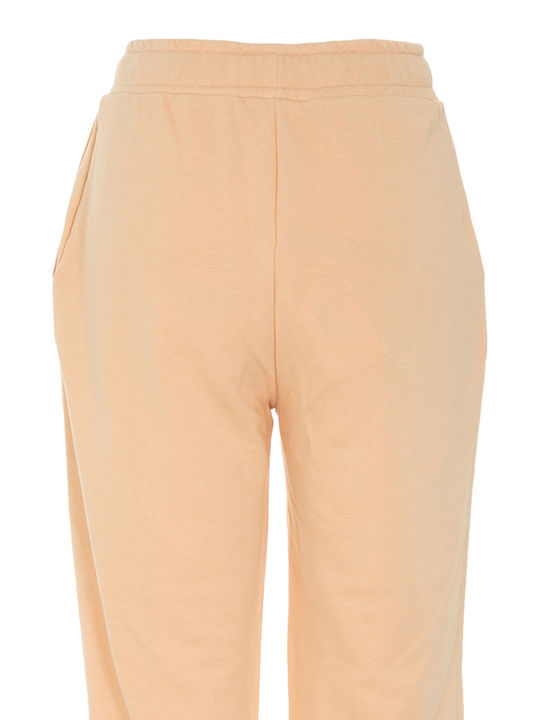 KKW.3S1.017.020 High Waist Sweatpants Jogger Beige