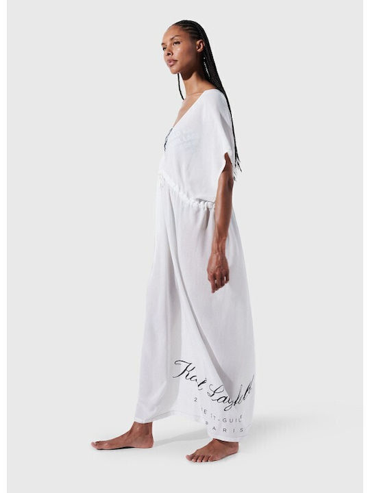 Karl Lagerfeld Women's Maxi Dress Beachwear White