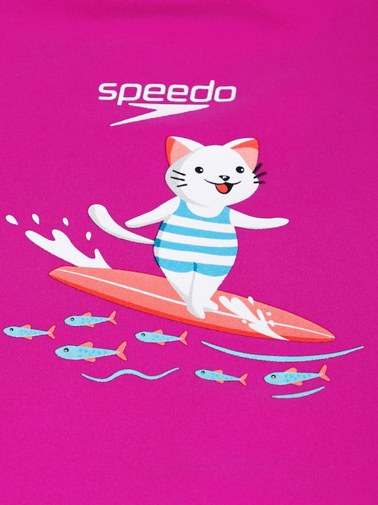 Speedo Παιδικό Μαγιό Σετ Αντιηλιακό (UV) Μωβ