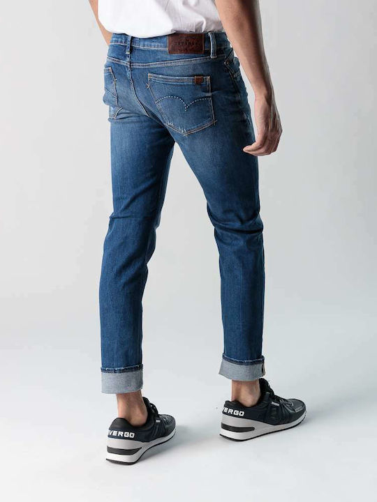 Devergo 1J22SS0008LP4364ST Pantaloni de Bărbați din Jean Albastru