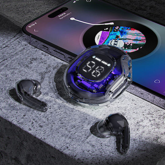 Acefast T8 In-Ear Bluetooth-Freisprecheinrichtung Kopfhörer mit Ladeetui Lila