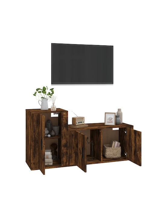 Wohnzimmer TV-Einheit Smoky Oak L80xB34.5xH40cm