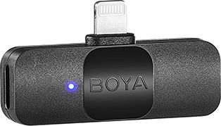 Boya BY-V1 Lightning Wireless Microphone Πέτου, Clip On for Mobile