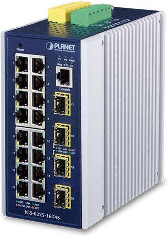 Planet Technology IGS-6325-16T4S v1.2 Managed L2 Switch με 16 Θύρες Gigabit (1Gbps) Ethernet και 4 SFP Θύρες
