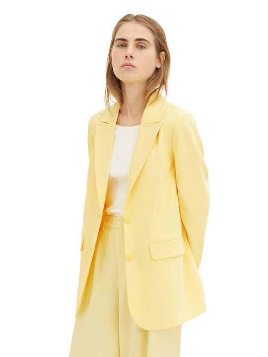 Tom Tailor Women's Blazer Yellow