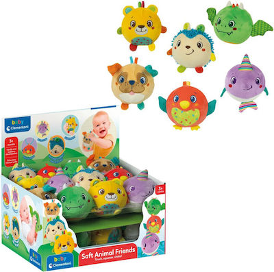 Baby Clementoni Animaluț Animal Friends din Țesătură pentru 6++ Luni (Diverse modele) 1 buc