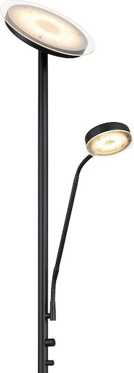 Globo Lighting LED Φωτιστικό Δαπέδου Υ180xΜ26εκ. με Θερμό Λευκό Φως 1410lm Μαύρο