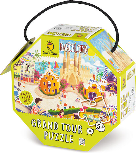 Kids Puzzle Barcelona Grand Tour for 5+ years+ Years 150pcs Ludattica